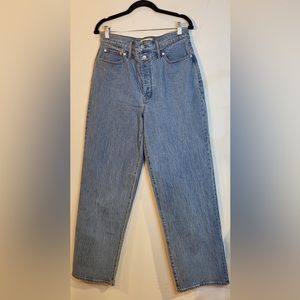 Madewell Blue Flare & Wide Leg Jeans
